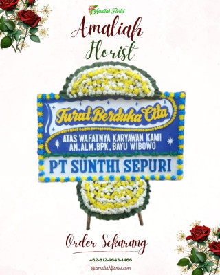 Papan Bunga Duka di Kradenan